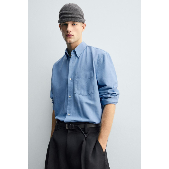 РУБАШКА Оксфорд с карманом