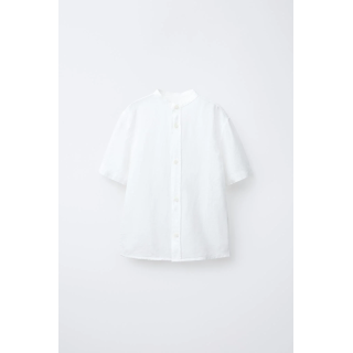 РУБАШКА ИЗ ХЛОПКА И ЛЬНА С ВОРОТНИКОМ MAO