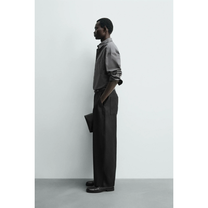 БРЮКИ BARREL FIT ИЗ ЛИОЦЕЛЛА И ХЛОПКА