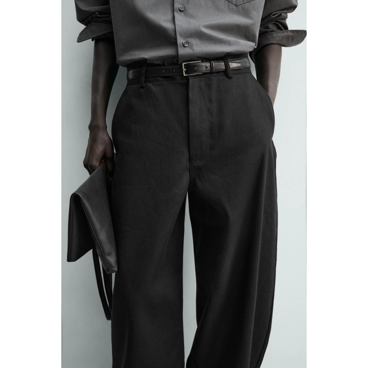 БРЮКИ BARREL FIT ИЗ ЛИОЦЕЛЛА И ХЛОПКА