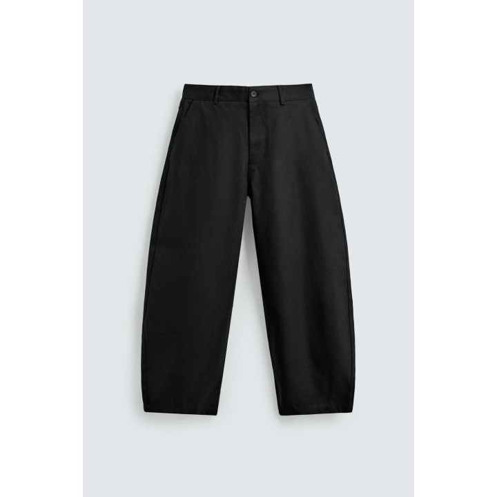 БРЮКИ BARREL FIT ИЗ ЛИОЦЕЛЛА И ХЛОПКА