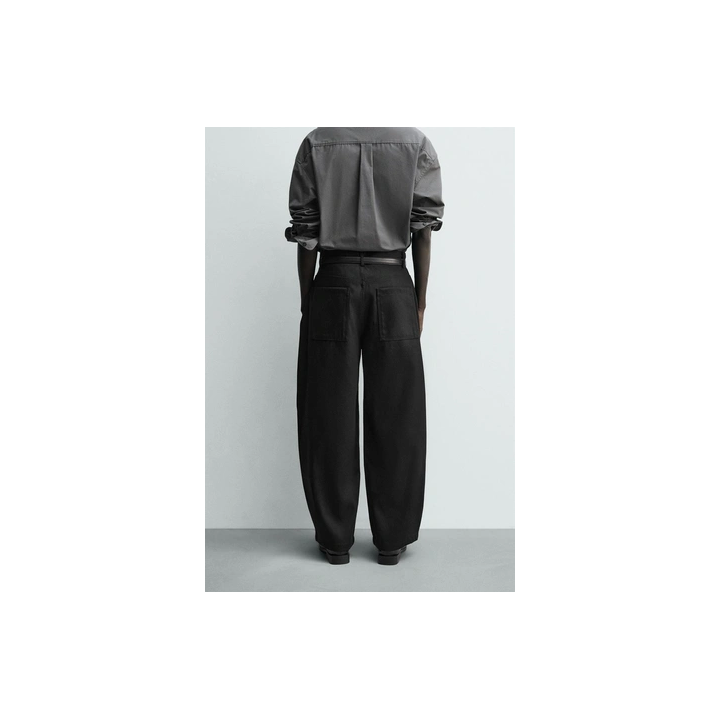 БРЮКИ BARREL FIT ИЗ ЛИОЦЕЛЛА И ХЛОПКА