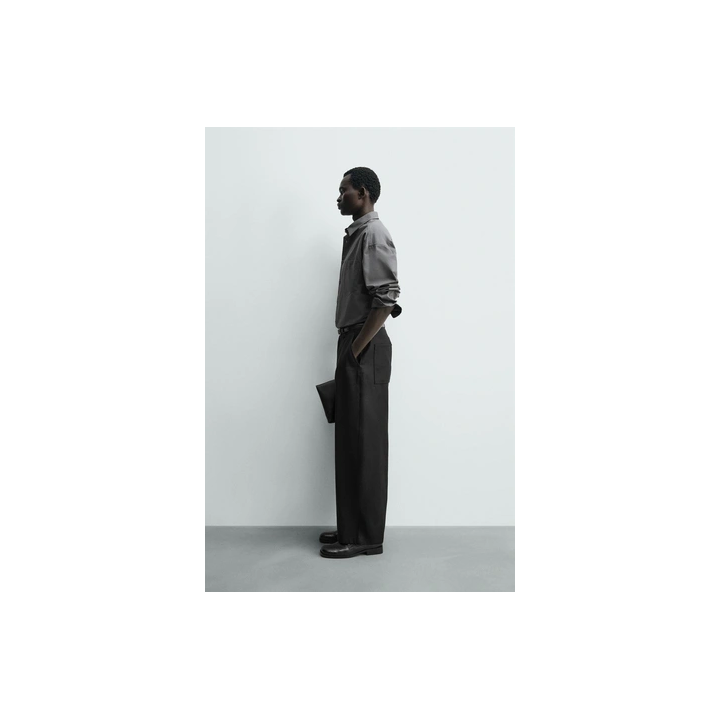 БРЮКИ BARREL FIT ИЗ ЛИОЦЕЛЛА И ХЛОПКА