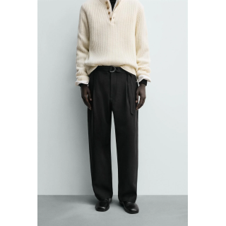 СТРУЯЩИЕСЯ БРЮКИ С РЕМНЕМ