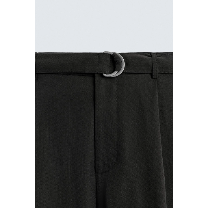 СТРУЯЩИЕСЯ БРЮКИ С РЕМНЕМ