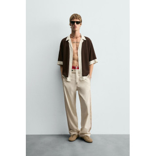 БРЮКИ С ВЫШИТЫМИ ЛАМПАСАМИ