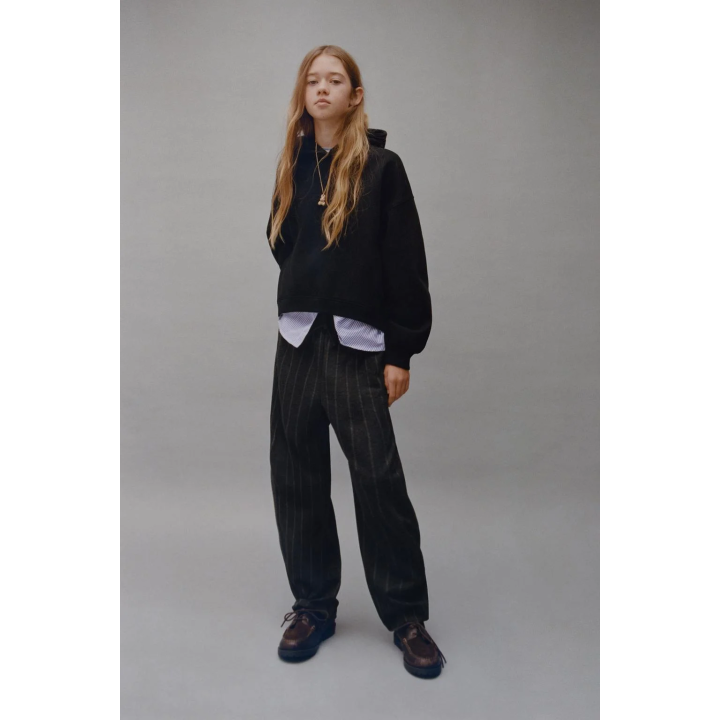 ХУДИ В ПОЛОСКУ С ДВОЙНЫМ НИЗОМ