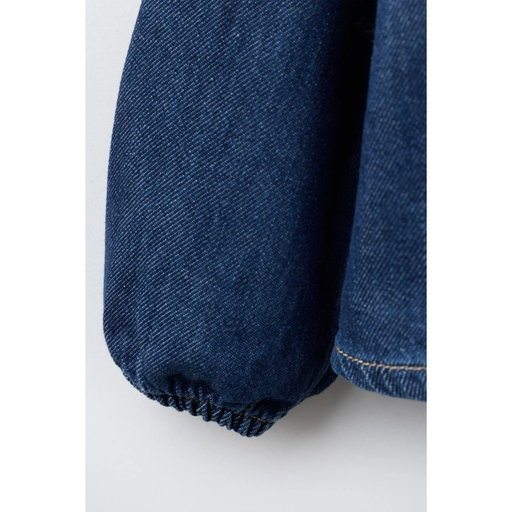 ДЖИНСОВАЯ РУБАШКА С БАНТАМИ