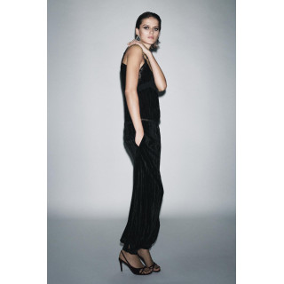 БАРХАТНЫЙ ТОП С КРУЖЕВОМ — ZW COLLECTION