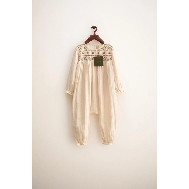 ZARA TIMELESS — ДЛИННЫЙ КОМБИНЕЗОН С ВЫШИВКОЙ