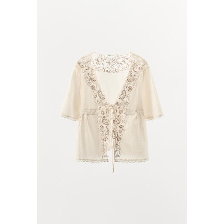 ТОП С ВЫШИВКОЙ И БУСИНАМИ LIMITED EDITION