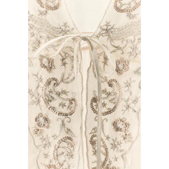 ТОП С ВЫШИВКОЙ И БУСИНАМИ LIMITED EDITION