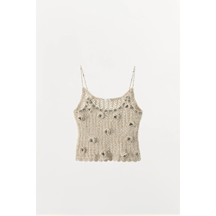 ТОП КРОШЕ С РЕЛЬЕФНЫМИ ЦВЕТАМИ, ЛИМИТИРОВАННАЯ СЕРИЯ