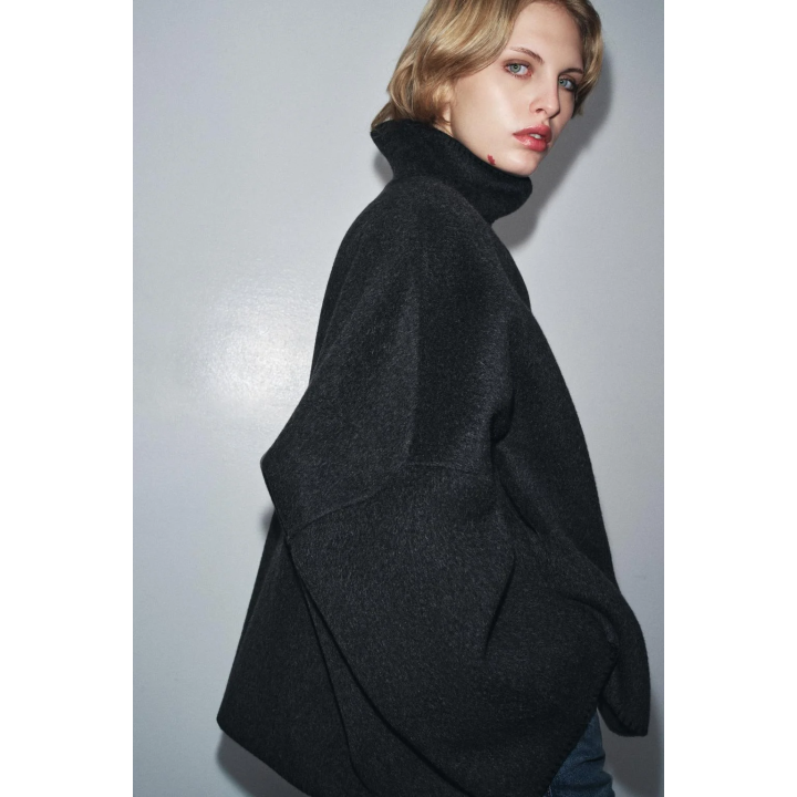 КОРОТКОЕ ПАЛЬТО ИЗ СМЕСОВОЙ ШЕРСТИ — ZW COLLECTION