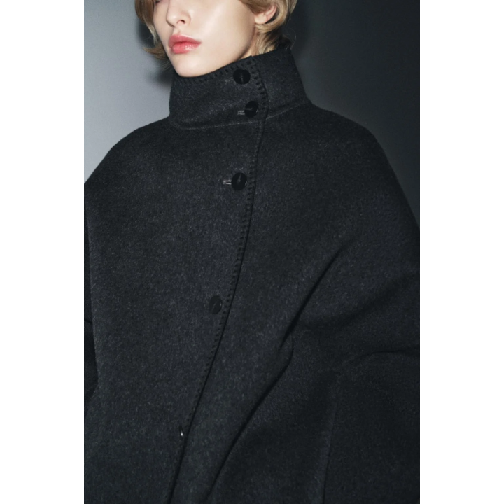 КОРОТКОЕ ПАЛЬТО ИЗ СМЕСОВОЙ ШЕРСТИ — ZW COLLECTION