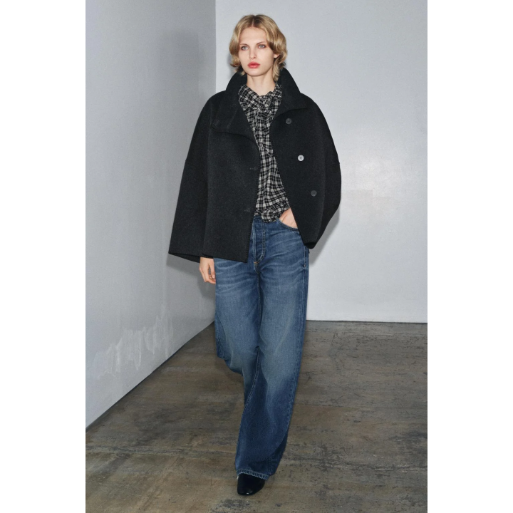 КОРОТКОЕ ПАЛЬТО ИЗ СМЕСОВОЙ ШЕРСТИ — ZW COLLECTION