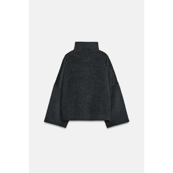 КОРОТКОЕ ПАЛЬТО ИЗ СМЕСОВОЙ ШЕРСТИ — ZW COLLECTION