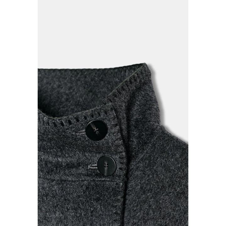 КОРОТКОЕ ПАЛЬТО ИЗ СМЕСОВОЙ ШЕРСТИ — ZW COLLECTION