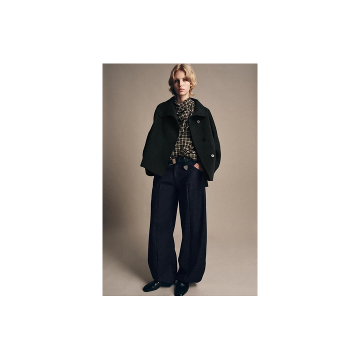 КОРОТКОЕ ПАЛЬТО ИЗ СМЕСОВОЙ ШЕРСТИ — ZW COLLECTION