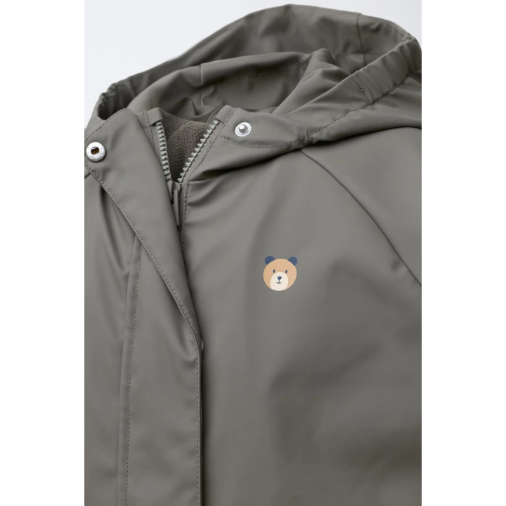 ПРОРЕЗИНЕННЫЙ ДОЖДЕВИК WATER RESISTANT С ФЛИСОВОЙ ПОДКЛАДКОЙ