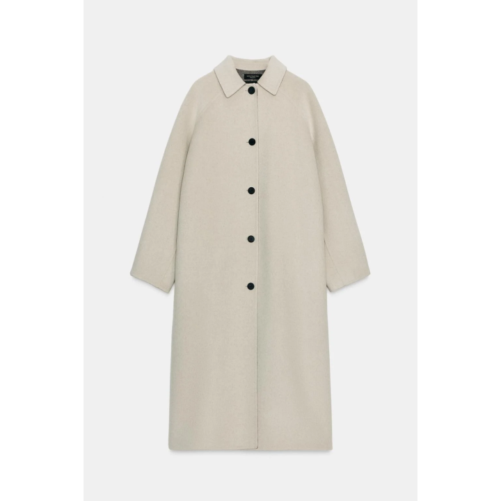 ДЛИННОЕ ПАЛЬТО ИЗ СМЕСОВОЙ ШЕРСТИ — ZW COLLECTION LIMITED EDITION