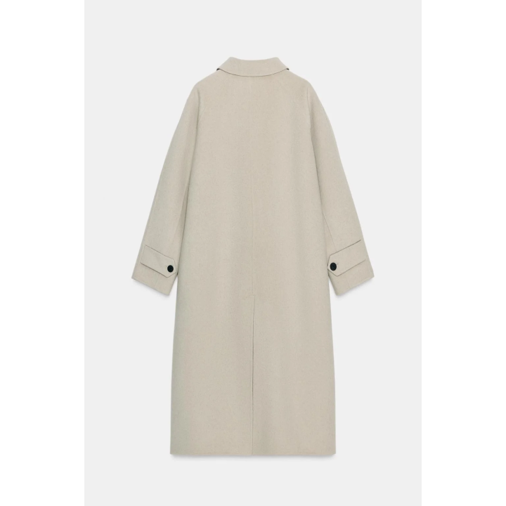 ДЛИННОЕ ПАЛЬТО ИЗ СМЕСОВОЙ ШЕРСТИ — ZW COLLECTION LIMITED EDITION
