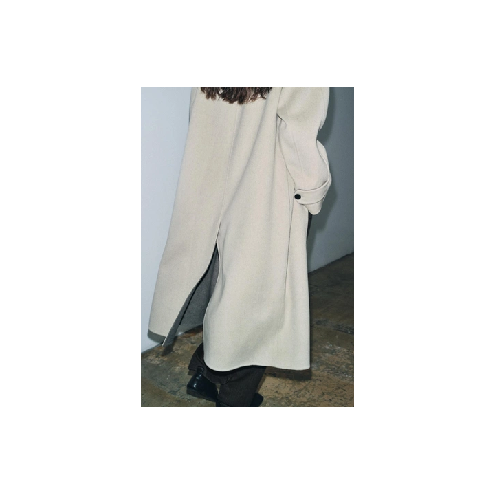 ДЛИННОЕ ПАЛЬТО ИЗ СМЕСОВОЙ ШЕРСТИ — ZW COLLECTION LIMITED EDITION