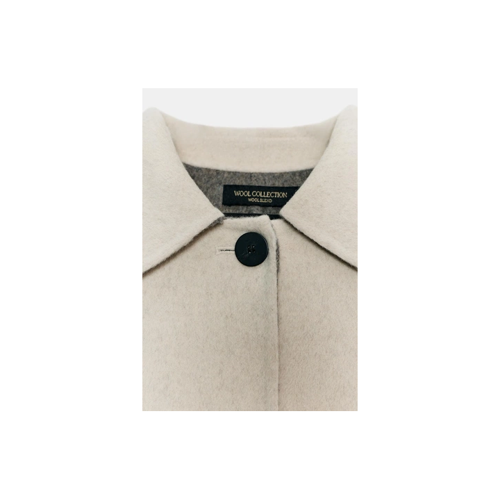 ДЛИННОЕ ПАЛЬТО ИЗ СМЕСОВОЙ ШЕРСТИ — ZW COLLECTION LIMITED EDITION