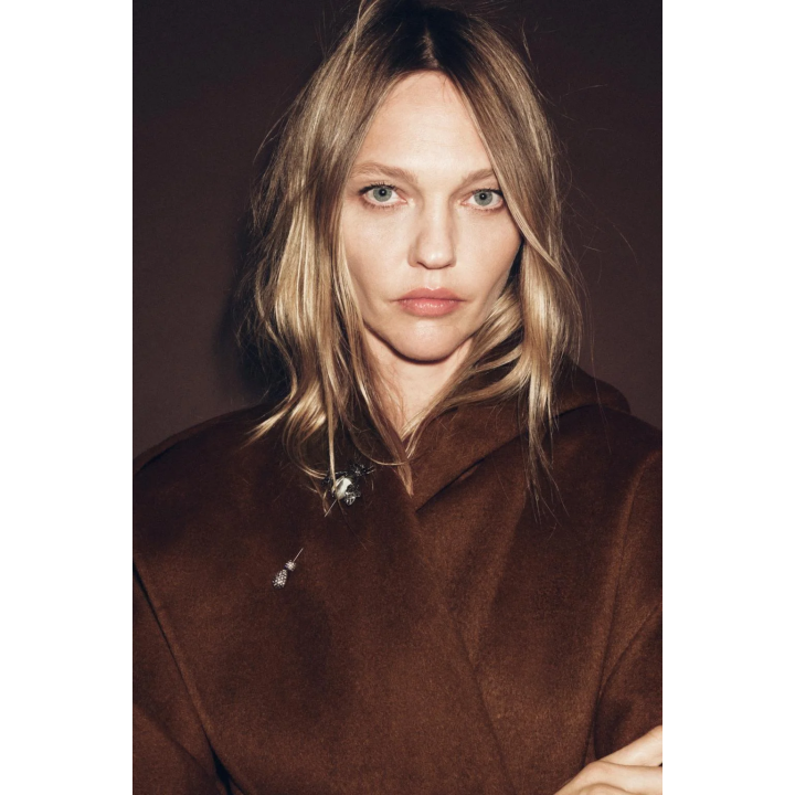 ДЛИННОЕ ПАЛЬТО С ПОЯСОМ ИЗ ШЕРСТИ — ZW COLLECTION LIMITED EDITION