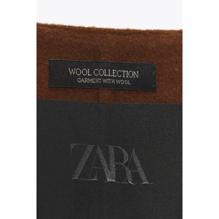 ДЛИННОЕ ПАЛЬТО С ПОЯСОМ ИЗ ШЕРСТИ — ZW COLLECTION LIMITED EDITION