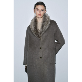 ПАЛЬТО ИЗ СМЕСОВОЙ ШЕРСТИ — ZW COLLECTION LIMITED EDITION
