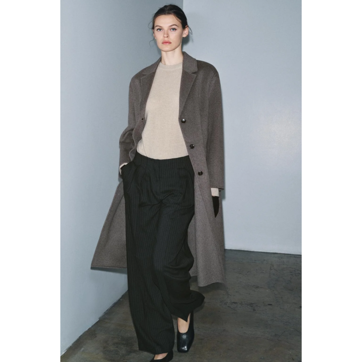 ПАЛЬТО ИЗ СМЕСОВОЙ ШЕРСТИ — ZW COLLECTION LIMITED EDITION