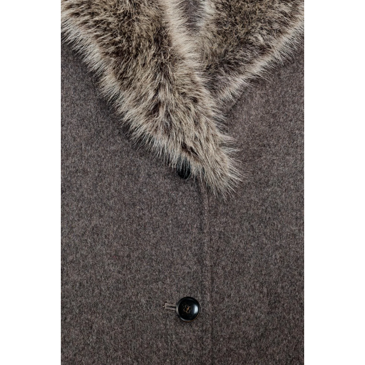 ПАЛЬТО ИЗ СМЕСОВОЙ ШЕРСТИ — ZW COLLECTION LIMITED EDITION