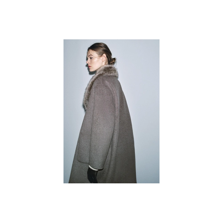 ПАЛЬТО ИЗ СМЕСОВОЙ ШЕРСТИ — ZW COLLECTION LIMITED EDITION