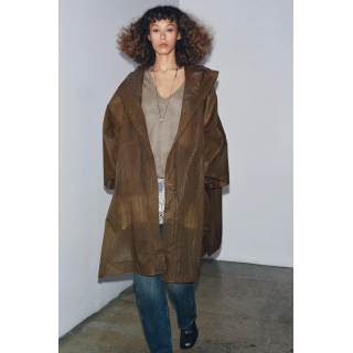 ПЛАЩ-ДОЖДЕВИК ОВЕРСАЙЗ С КАПЮШОНОМ — ZW COLLECTION