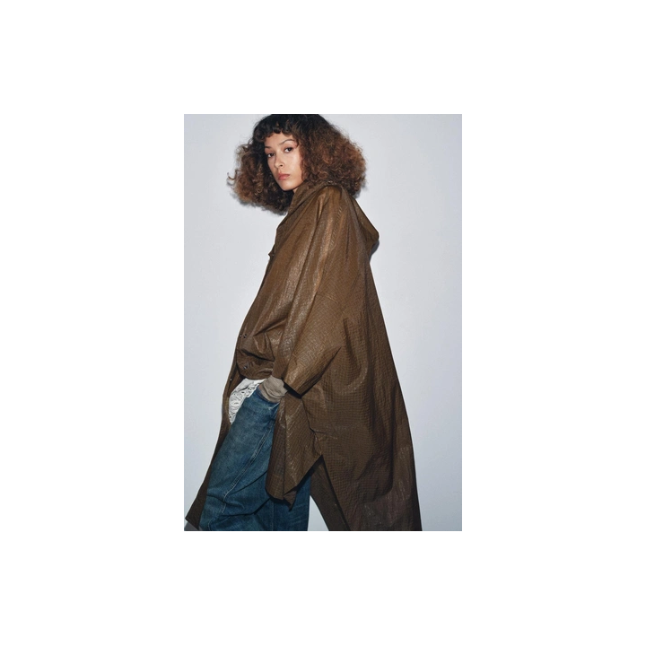 ПЛАЩ-ДОЖДЕВИК ОВЕРСАЙЗ С КАПЮШОНОМ — ZW COLLECTION