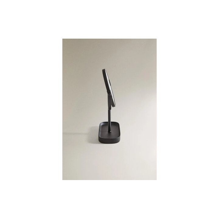 BLACK RESIN VANITY MIRROR