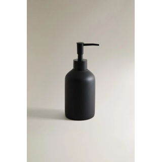 BLACK RESIN SOAP DISPENSER