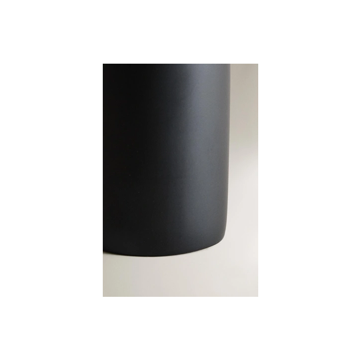 BLACK RESIN SOAP DISPENSER