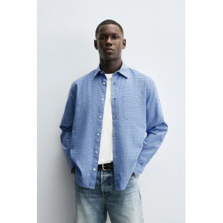 РУБАШКА В КЛЕТКУ С КАРМАНОМ