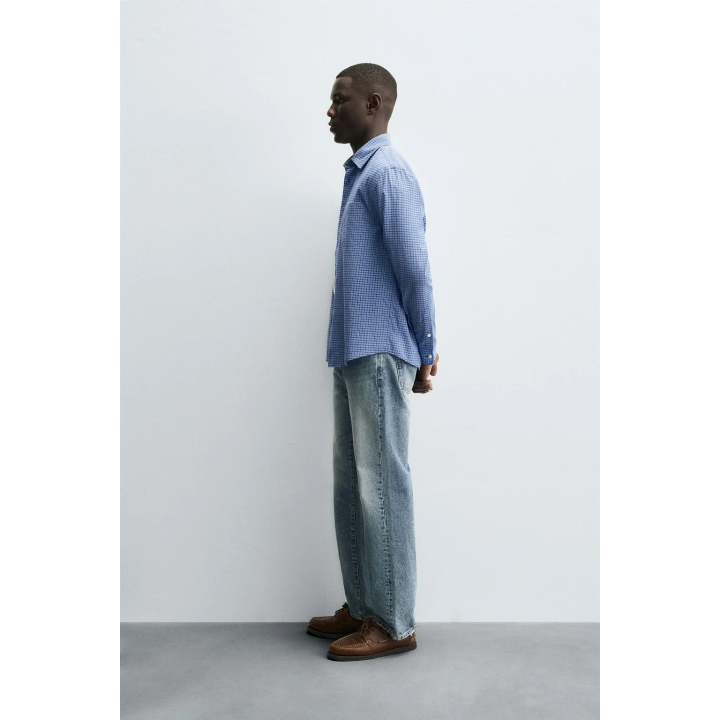 РУБАШКА В КЛЕТКУ С КАРМАНОМ