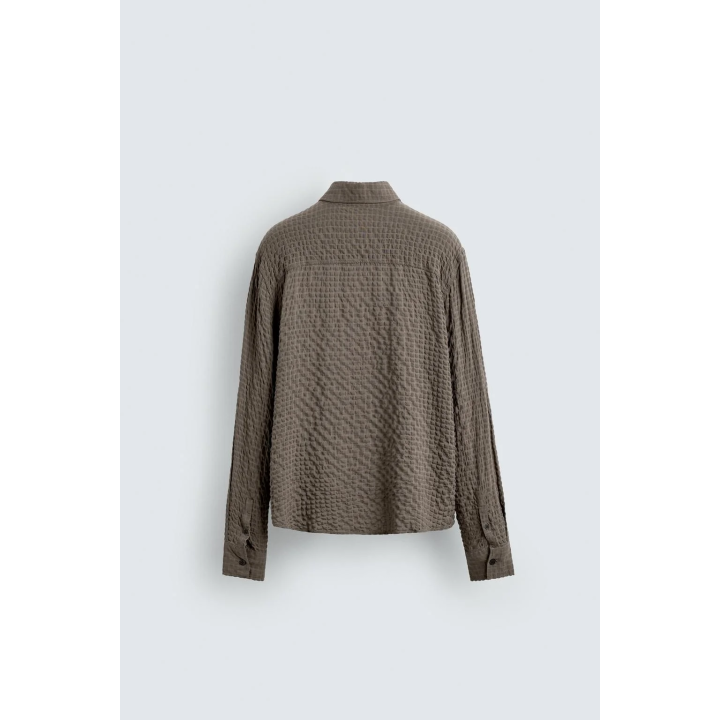 РУБАШКА В КЛЕТКУ СТРУКТУРНАЯ