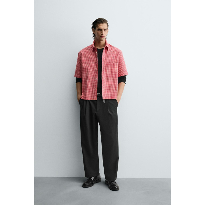 РУБАШКА RELAXED FIT В КЛЕТКУ