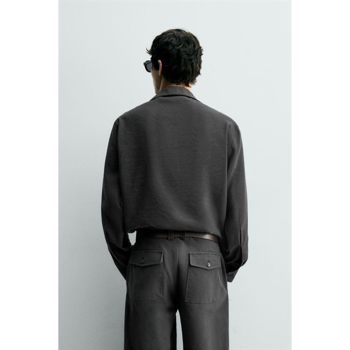 ПОЛО ИЗ СТРУЯЩЕЙСЯ ТКАНИ