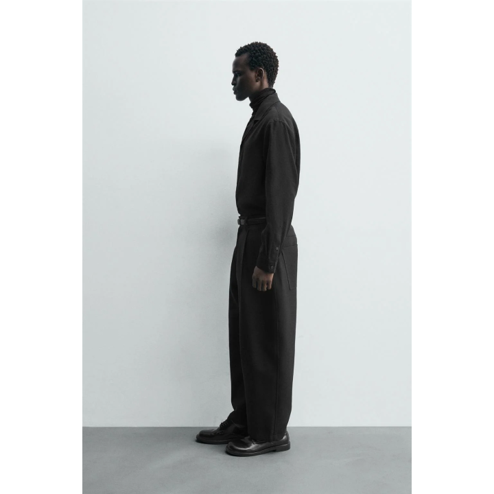 РУБАШКА-ПОЛО СТРУЯЩЕГОСЯ ПОКРОЯ