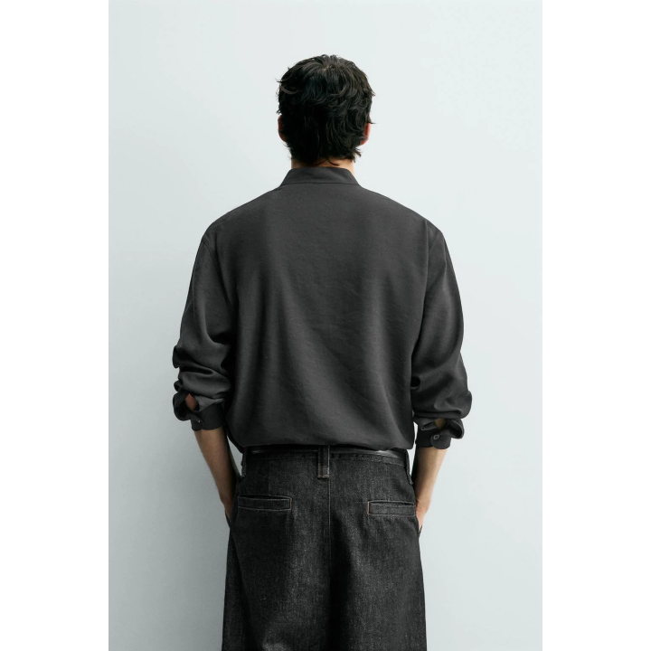 Рубашка с текстурой ткани