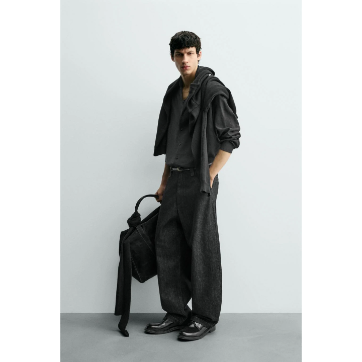 Рубашка с текстурой ткани