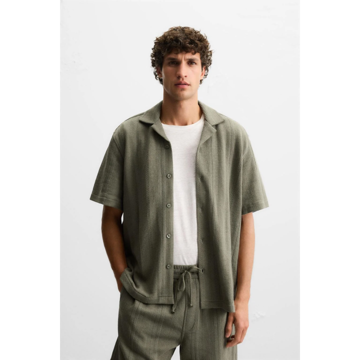 РУБАШКА JACQUARD С ТЕКСТУРОЙ