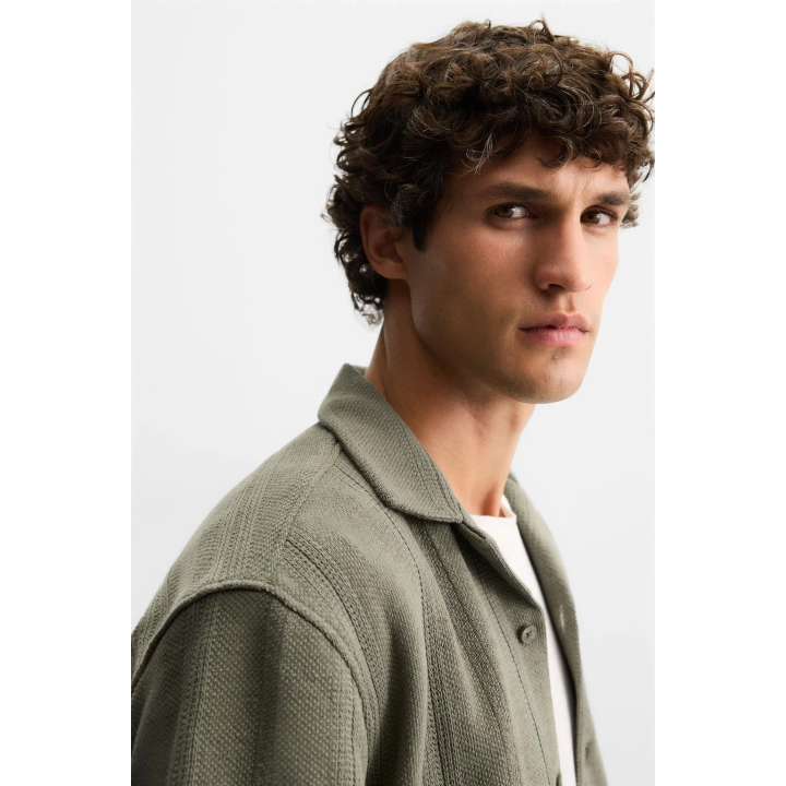 РУБАШКА JACQUARD С ТЕКСТУРОЙ