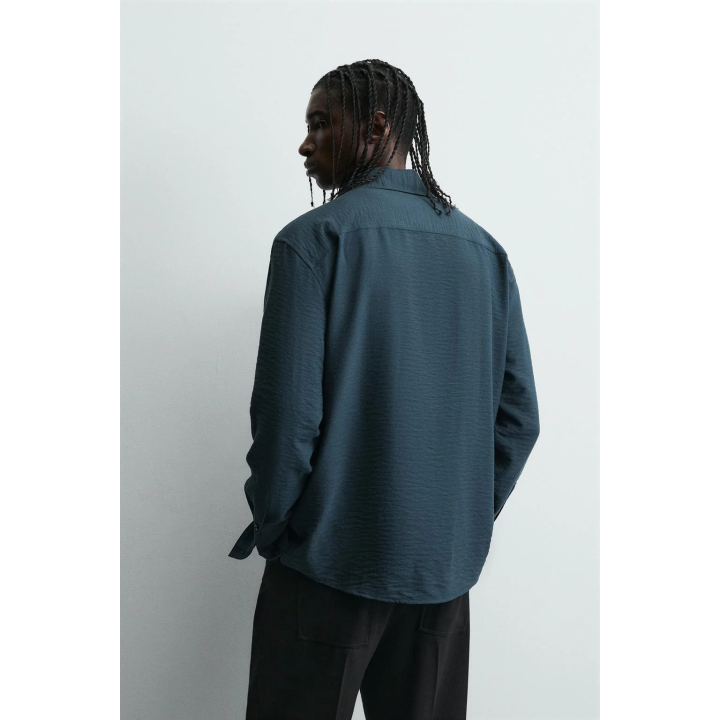 Рубашка в стиле loose fit с складками